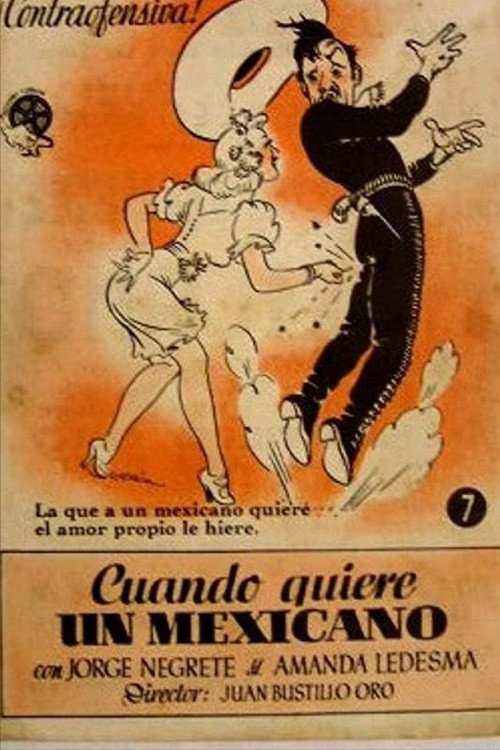 Movie poster for Cuando quiere un mexicano (1944)