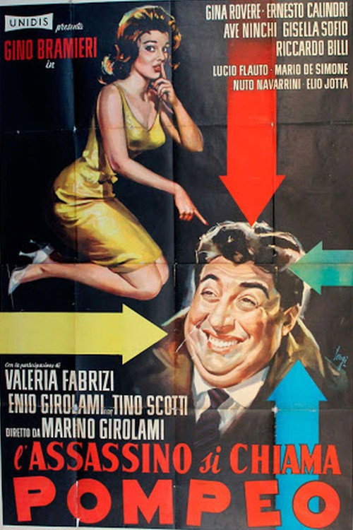 Movie poster for L'assassino si chiama Pompeo (1962)