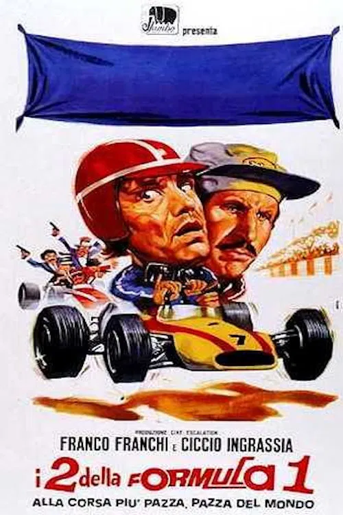 Movie poster for The Two of the F. 1 at the Craziest, Craziest Race in the World (1971)