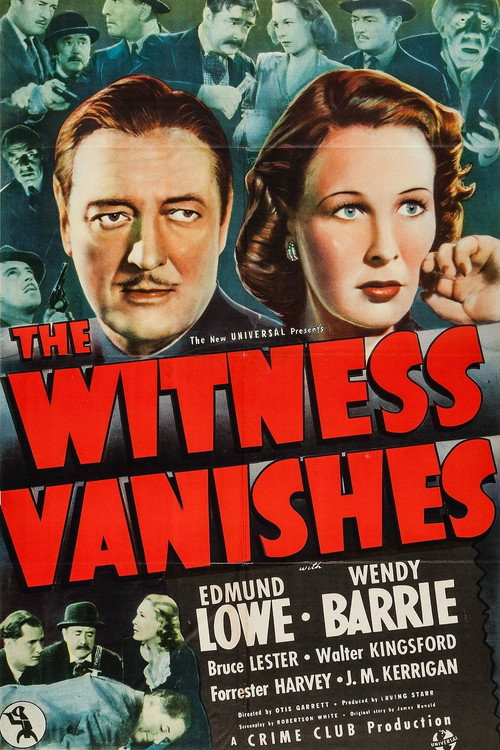 Movie poster for The Witness Vanishes (1939)