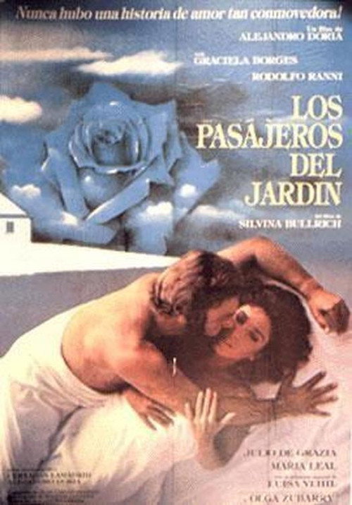 Movie poster for Los pasajeros del jardín (1982)