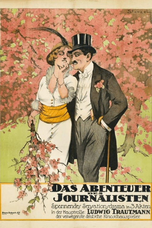 Movie poster for The Adventure of a Journalist (1914)