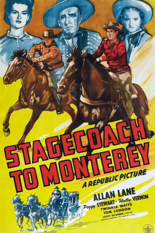Movie poster for Stagecoach to Monterey (1944)