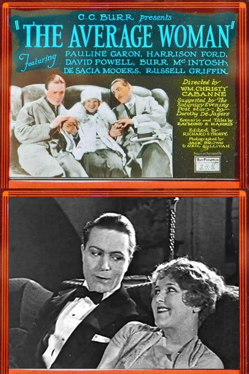 Movie poster for The Average Woman (1924)