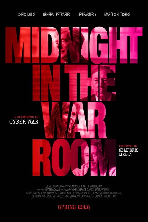 Movie poster for Midnight in the War Room (2025)