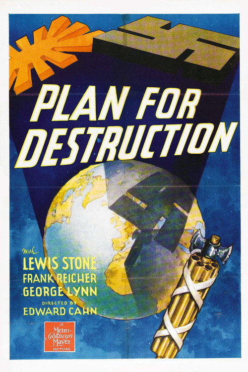 Movie poster for Plan for Destruction (1943)