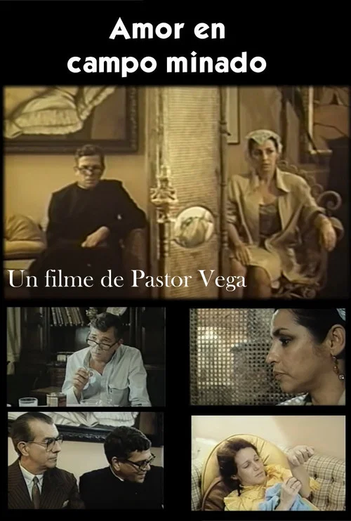 Movie poster for Amor en campo minado (1987)