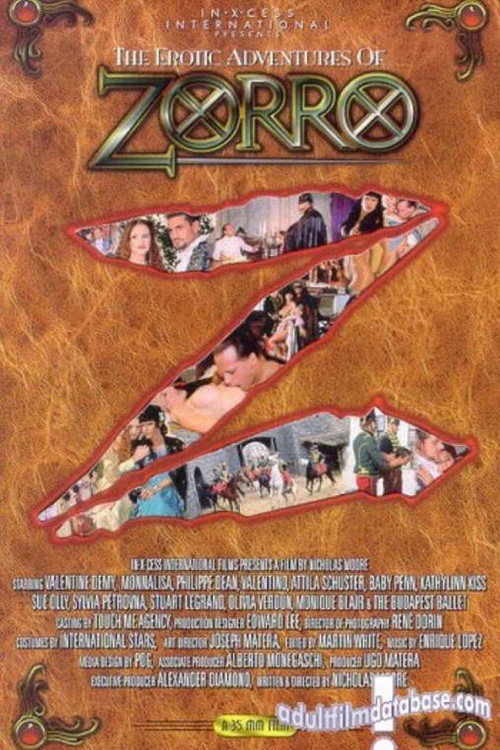 Movie poster for The Erotic Adventures of Zorro (1996)