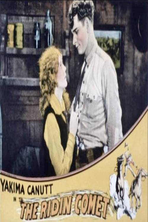 Movie poster for The Ridin' Comet (1925)