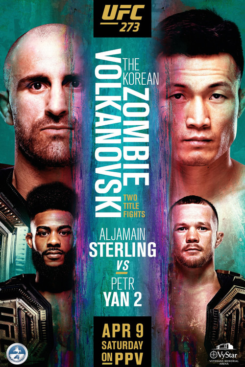 Movie poster for UFC 273: Volkanovski vs. The Korean Zombie (2022)