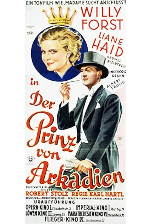 Movie poster for The Prince of Arcadia (1932)