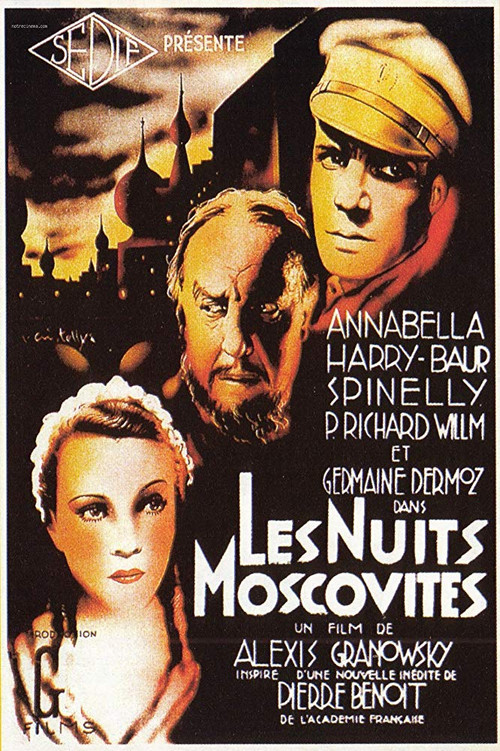 Movie poster for Moscow Nights (1934)
