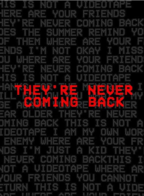 Movie poster for They're Never Coming Back (2021)