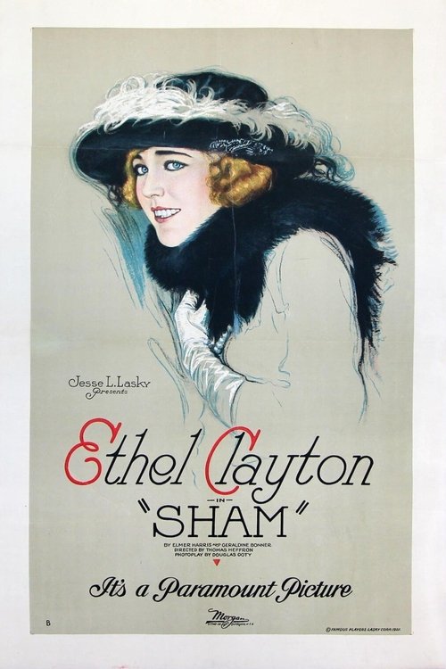 Movie poster for Sham (1921)