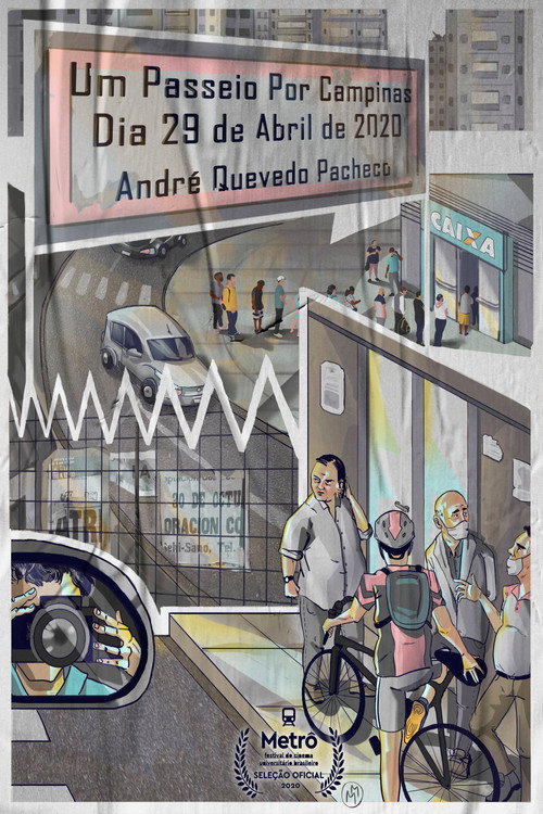 Movie poster for Um passeio por Campinas dia 29 de abril de 2020 (2020)