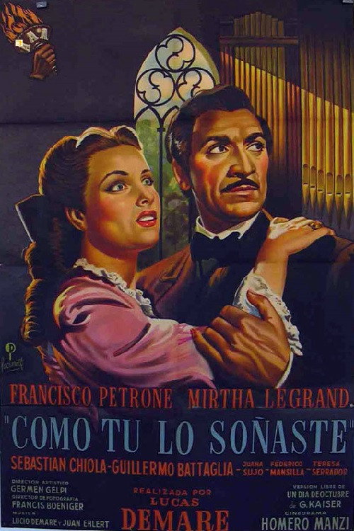 Movie poster for Como tú lo soñaste (1947)