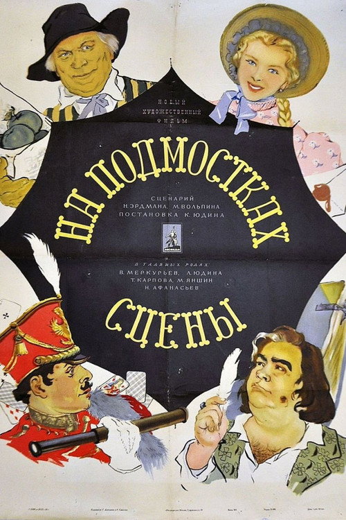 Movie poster for Behind the Footlights (1956)