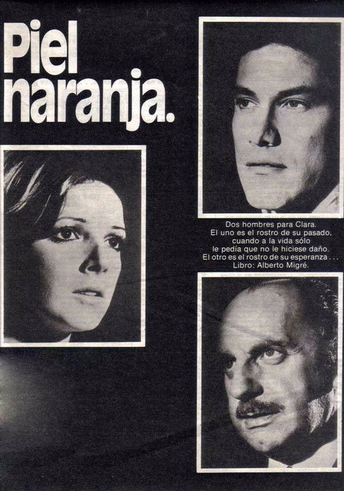 Piel naranja poster