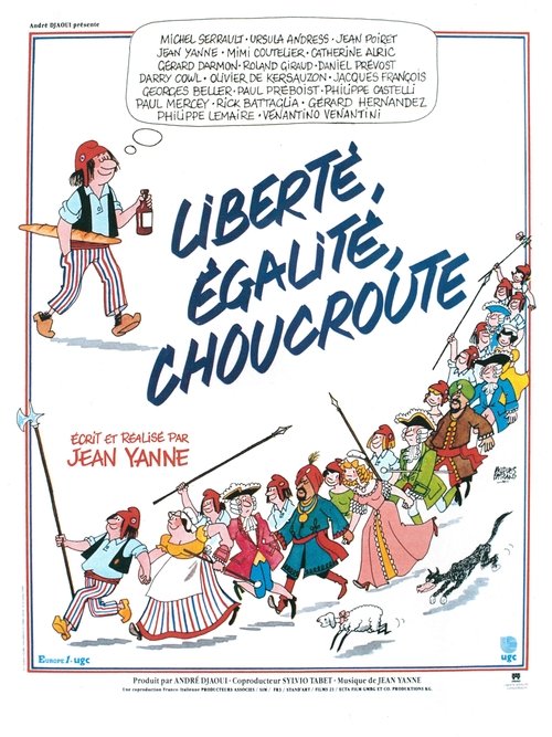 Movie poster for Liberté, égalité, choucroute (1985)
