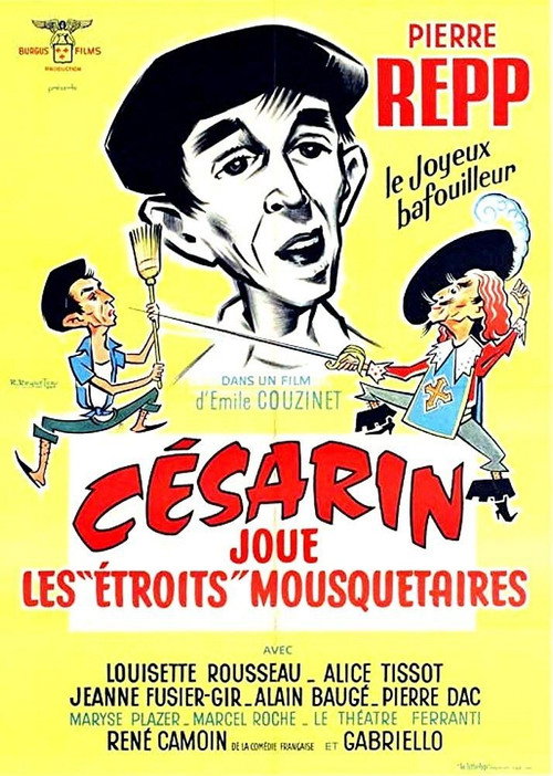 Movie poster for Césarin joue les 'étroits' mousquetaires (1962)