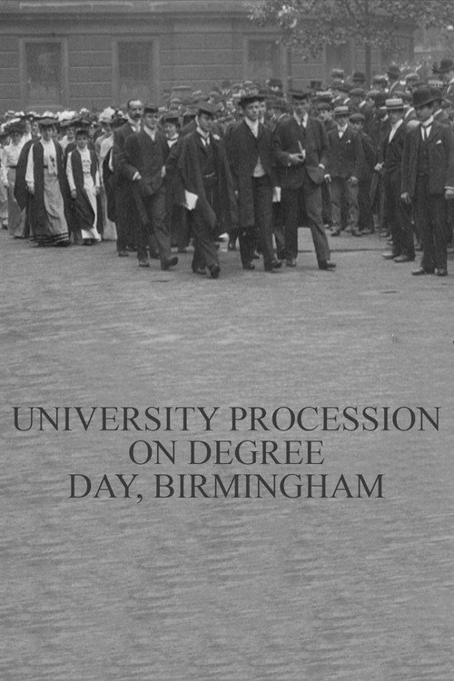 Movie poster for University Procession on Degree Day, Birmingham (1901)