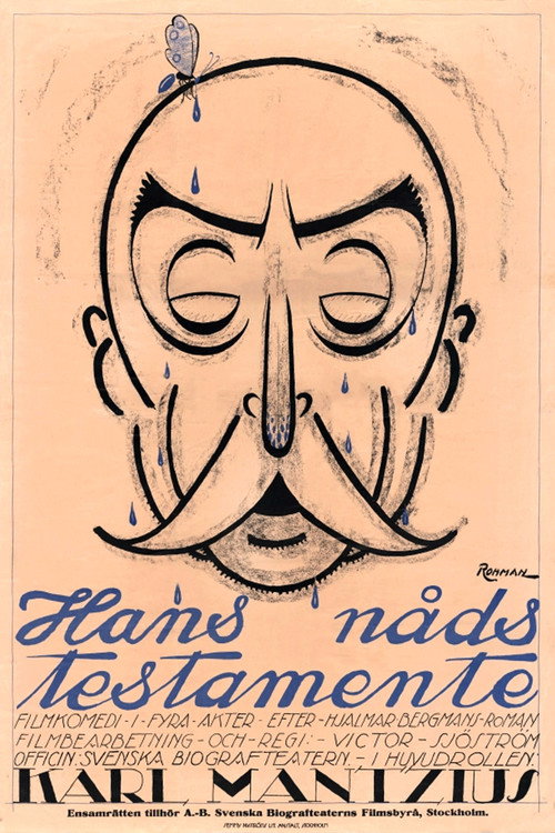 Movie poster for His Grace’s Will (1919)