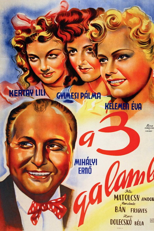 Movie poster for A három galamb (1944)