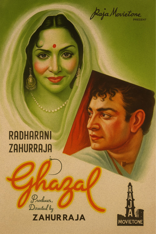 Movie poster for Ghazal (1945)