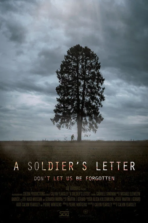 Movie poster for A Soldier's Letter (2021)