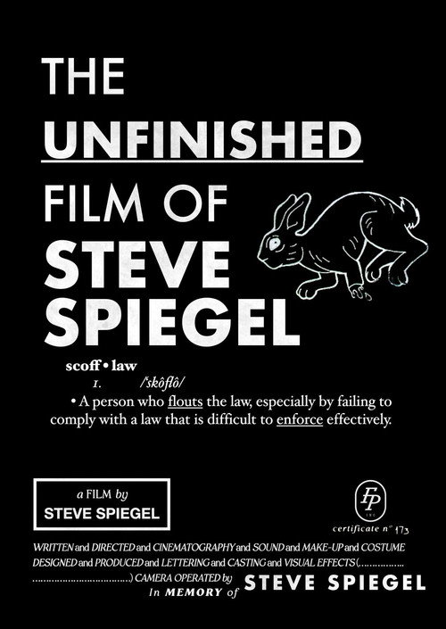 Movie poster for The Unfinished Film Of Steve Spiegel (2025)