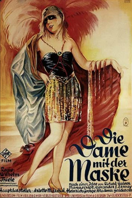 Movie poster for The Lady with the Mask (1928)