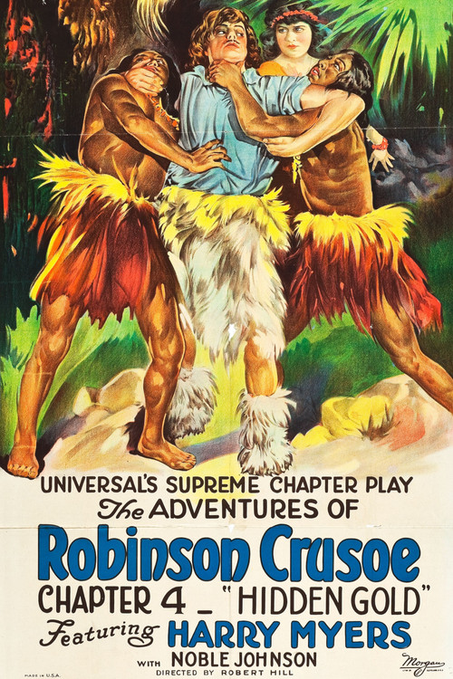 Movie poster for The Adventures of Robinson Crusoe (1922)