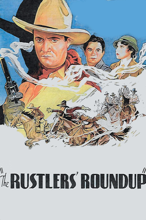 Movie poster for The Rustler's Roundup (1933)