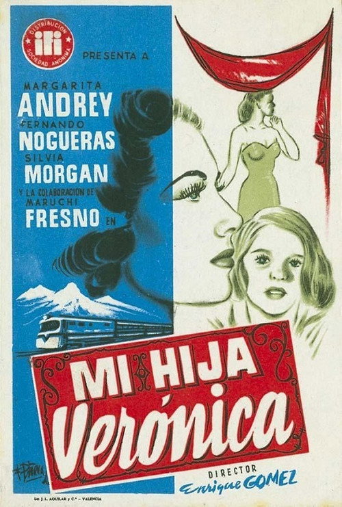 Movie poster for Mi hija Verónica (1950)