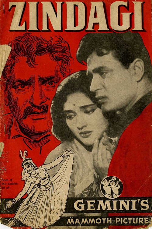 Movie poster for Zindagi (1964)