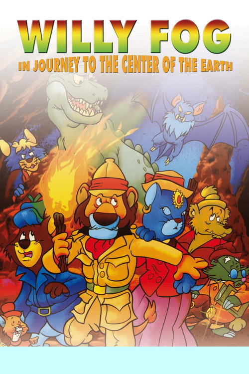 Movie poster for Willy Fog in Journey to the Center of the Earth (1995)