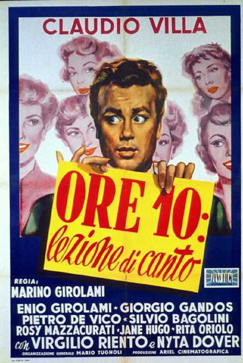 Movie poster for Ore 10: lezione di canto (1955)