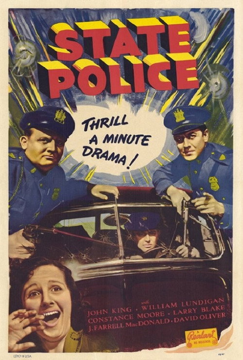 Movie poster for State Police (1938)
