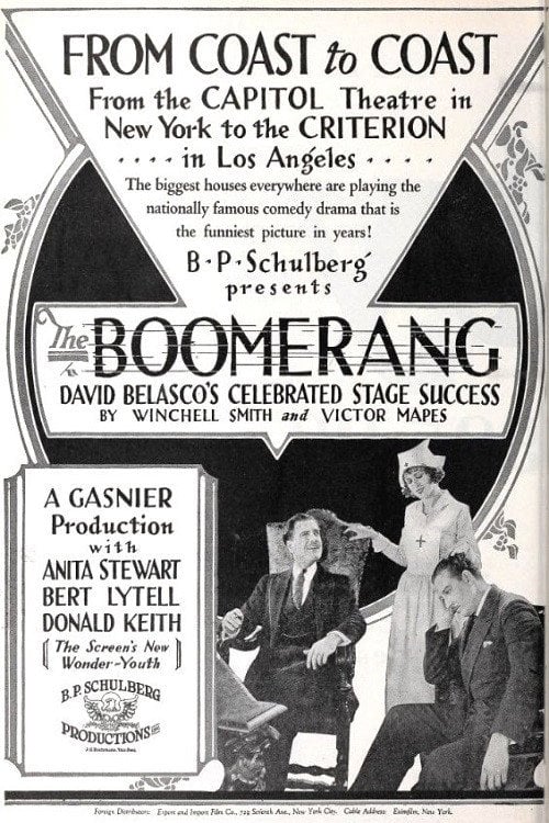 Movie poster for The Boomerang (1925)