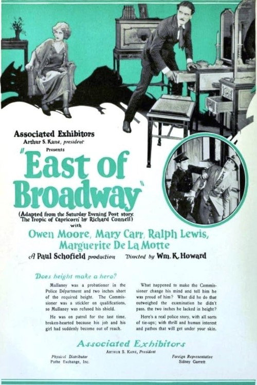 Movie poster for East of Broadway (1924)