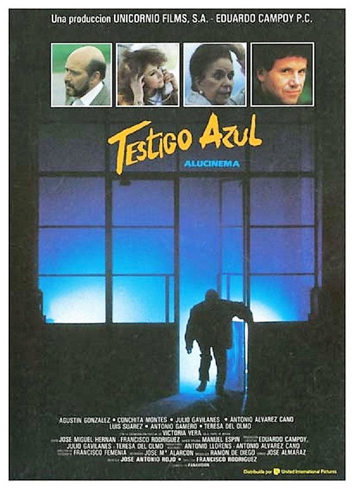 Movie poster for Testigo azul (1989)