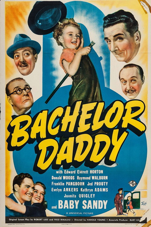 Movie poster for Bachelor Daddy (1941)