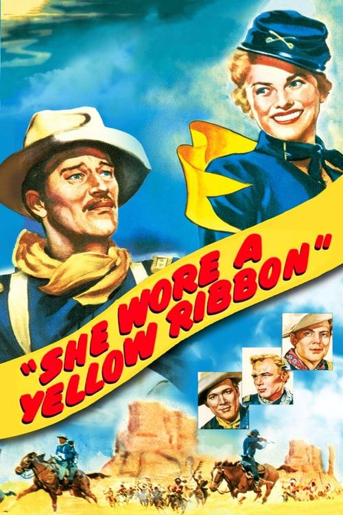 Movie poster for She Wore a Yellow Ribbon (1949)