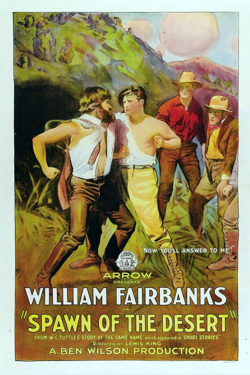 Movie poster for Spawn of the Desert (1923)