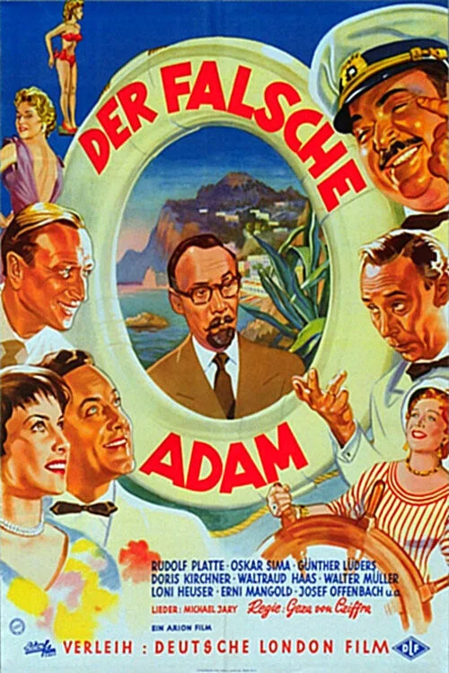 Movie poster for Der falsche Adam (1955)