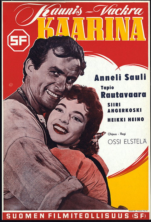 Movie poster for Kaunis Kaarina (1955)