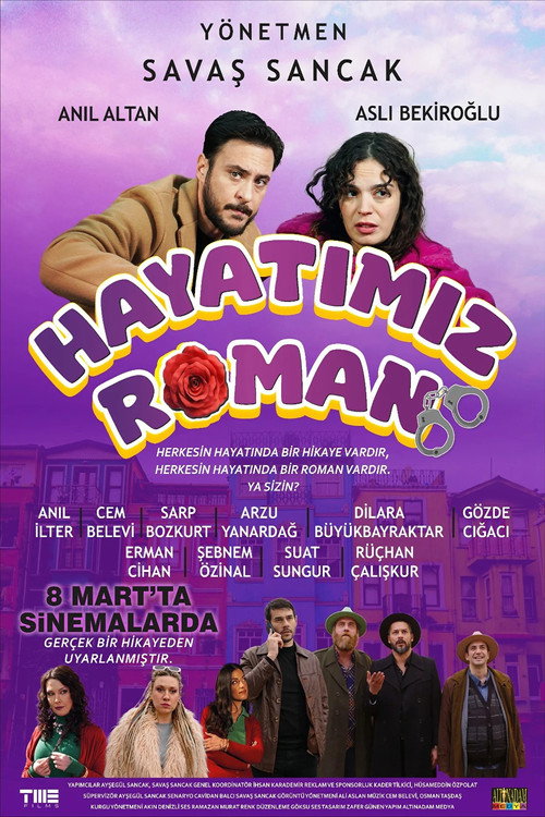 Movie poster for Hayatımız Roman (2024)