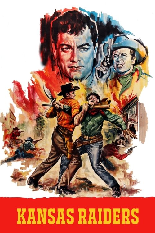 Movie poster for Kansas Raiders (1950)