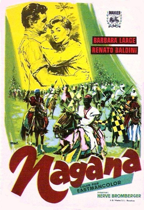 Movie poster for Nagana (1955)
