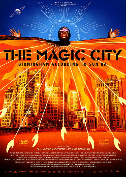 Movie poster for The Magic City: Birmingham according to Sun Ra (2025)